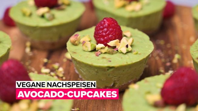 Vegane Nachspeisen: Avocado-Cupcakes