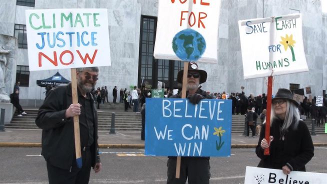Studentenstreik gegen den Klimawandel