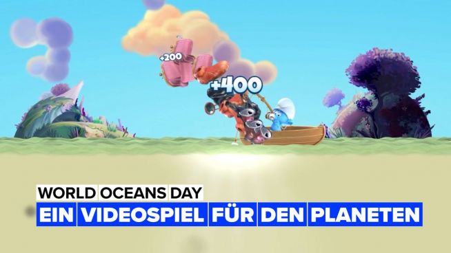 Videospiel: The Smurfs Ocean Cleanup