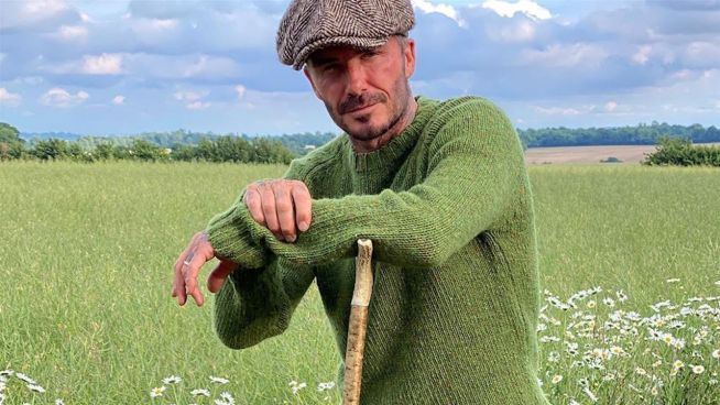 David Beckham als Bauer in Quarantäne